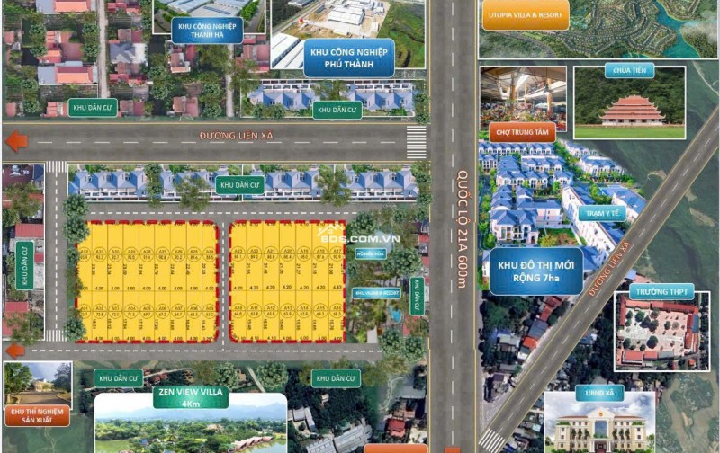 CƠ HỘI ĐÓN SÓNG ĐẦU TƯ F0 – SÁT KCN PHÚ THÀNH – CHI NÊ – HÒA BÌNH – CHỈ 600 TRIỆU